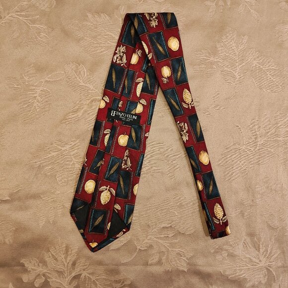 Efenzo Felini Other - Efenzo Felini Roma - Paris All Silk Fruit Patterned Tie, EUC!